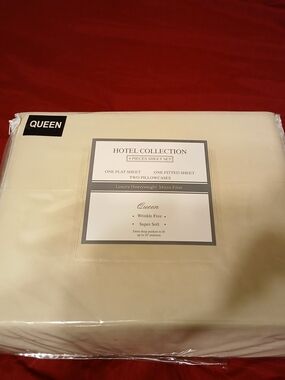 Hotel Collection Cream 4-Piece Sheet Set